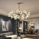 Modern floral chandelier for elegant interior decor