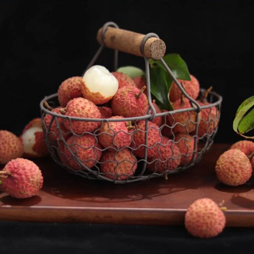 Metal basket for eggs, fruit and vegetables - vue 5 sur 7