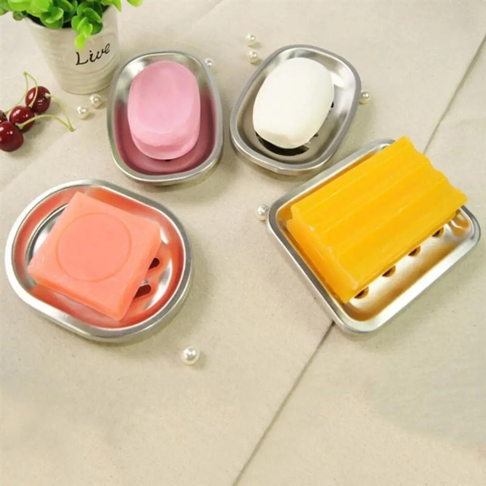 double layer stainless steel soap dish for durable storage