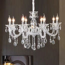 Modern crystal glass chandelier for luxury spaces
