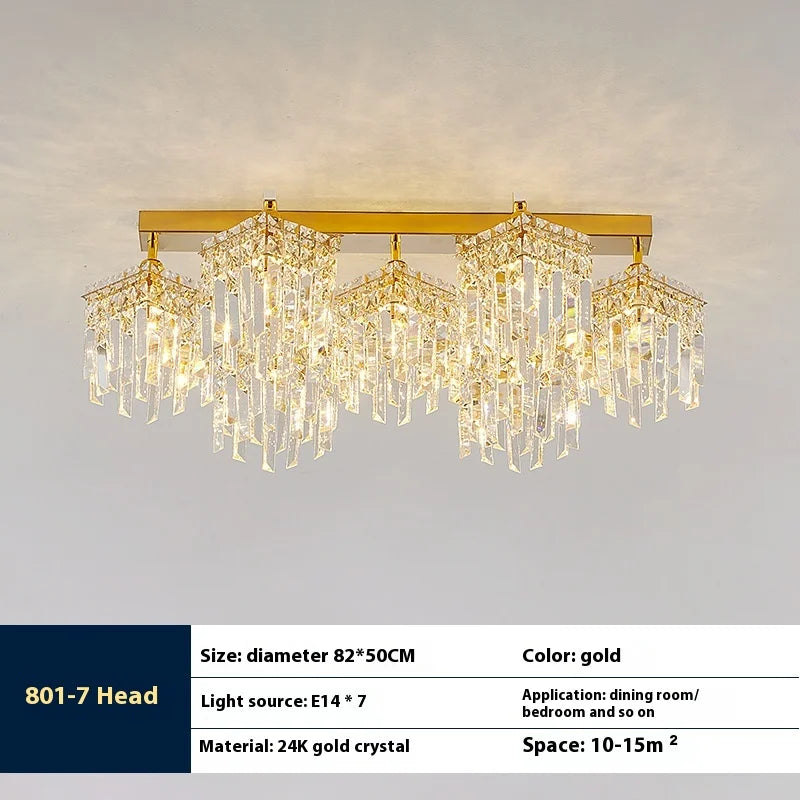 Luxury crystal lamp for elegant modern interiors - vue 11 sur 14