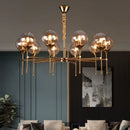 Modern nordic chandelier with elegant design for ambient lighting