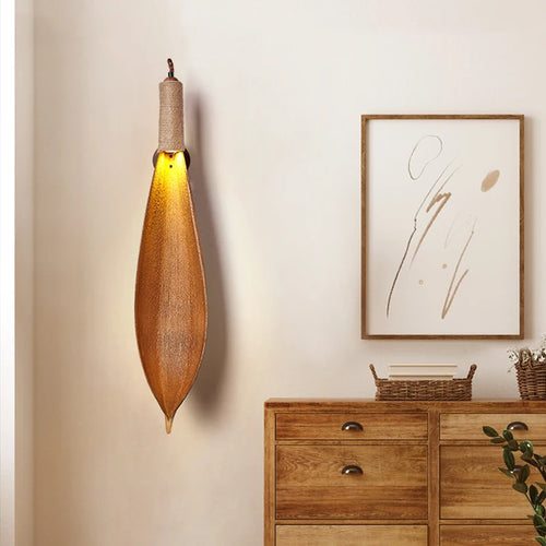 Japanese wabi-sabi retro chandelier for interior decoration - vue 5 sur 8