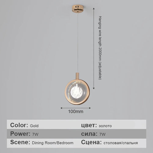 Luxury crystal pendant light for modern interior decor - vue 11 sur 10