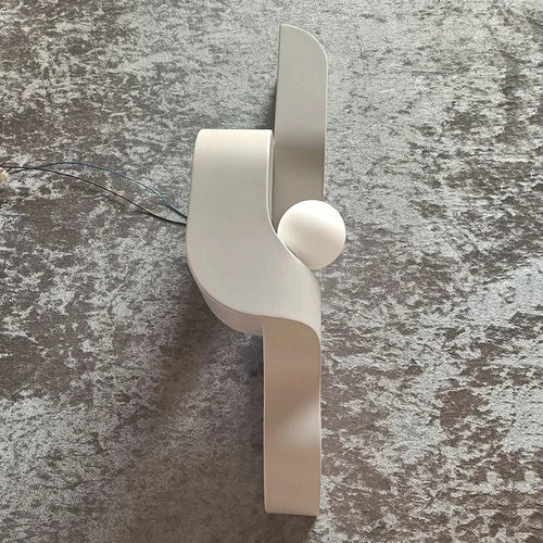 Modern minimalist geometric wall light for tv background - vue 4 sur 6