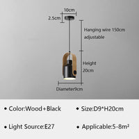 Nordic pendant light with ball lampshade for interior decoration