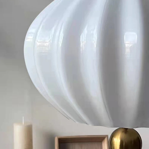 Modern pendant light with adjustable metal wire - vue 5 sur 8