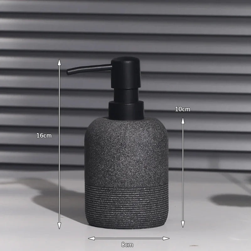 luxury bathroom stoneware emulsion bottle - vue 10 sur 11