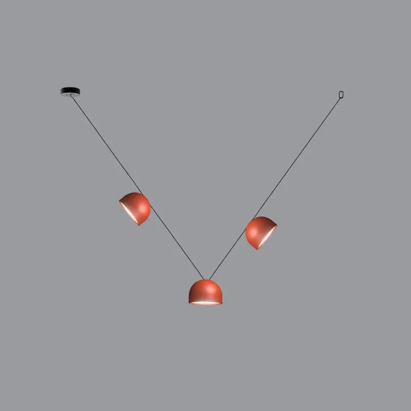 Dimmable LED chandelier pendant indoor light - vue 6 sur 25