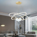 Nordic design glass chandelier creative decorative indoor lighting