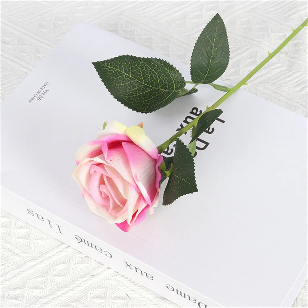 Artificial rose bouquet for weddings, Christmas or Valentine's Day - vue 8 sur 14