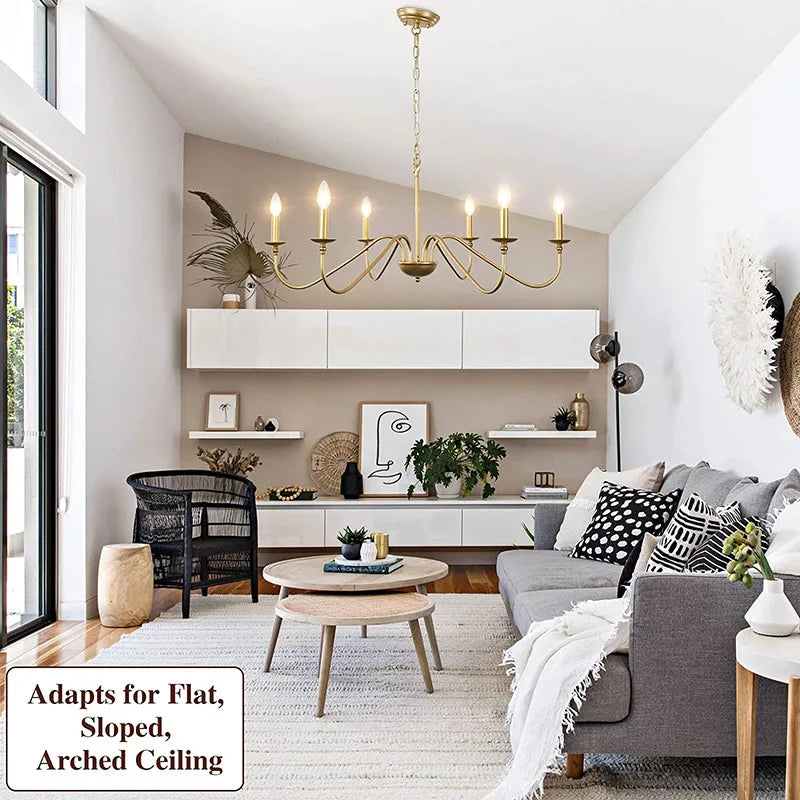 American decorative chandelier for an elegant and modern interior - vue 7 sur 7