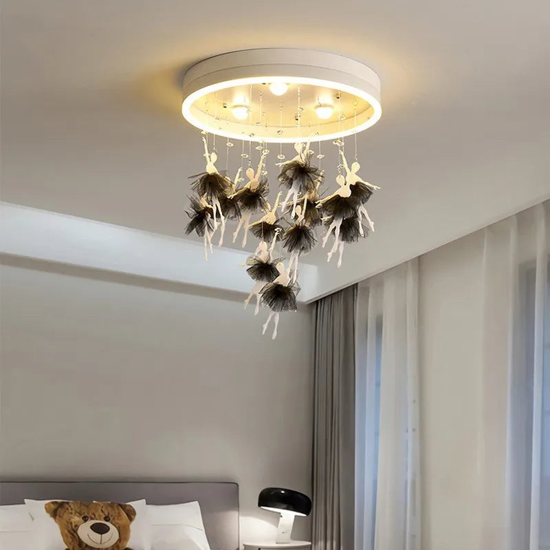 Nordic creative LED ceiling light for warm and romantic lighting