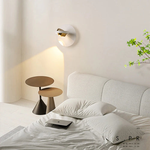 applique murale led moderne rotative pour décoration intérieure - vue 4 sur 10
