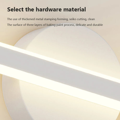 Minimalist LED wall light for modern indoor lighting - vue 7 sur 12