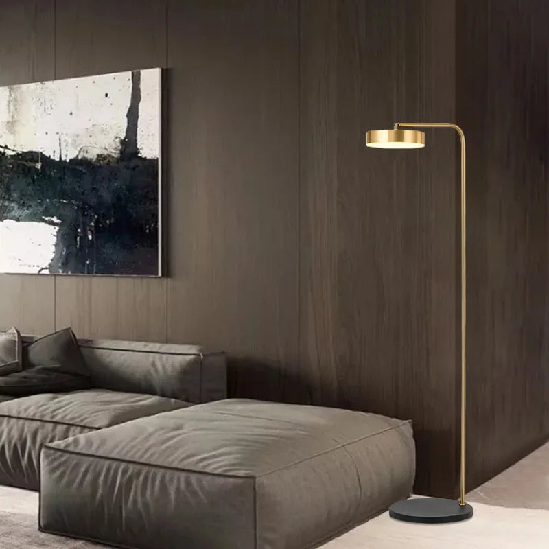 Minimalist creative metal floor lamp for interior decoration