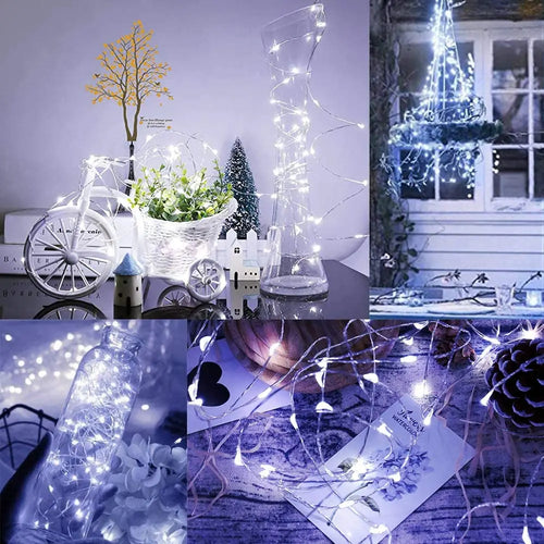 LED string lights with remote control for parties and decorations - vue 10 sur 12
