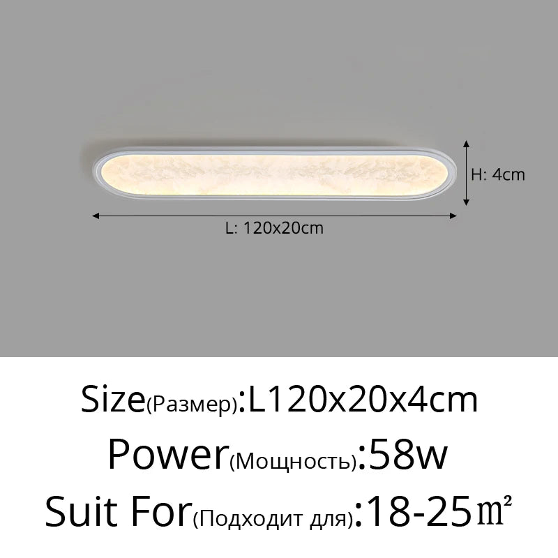Modern minimalist Italian luxury ceiling light
