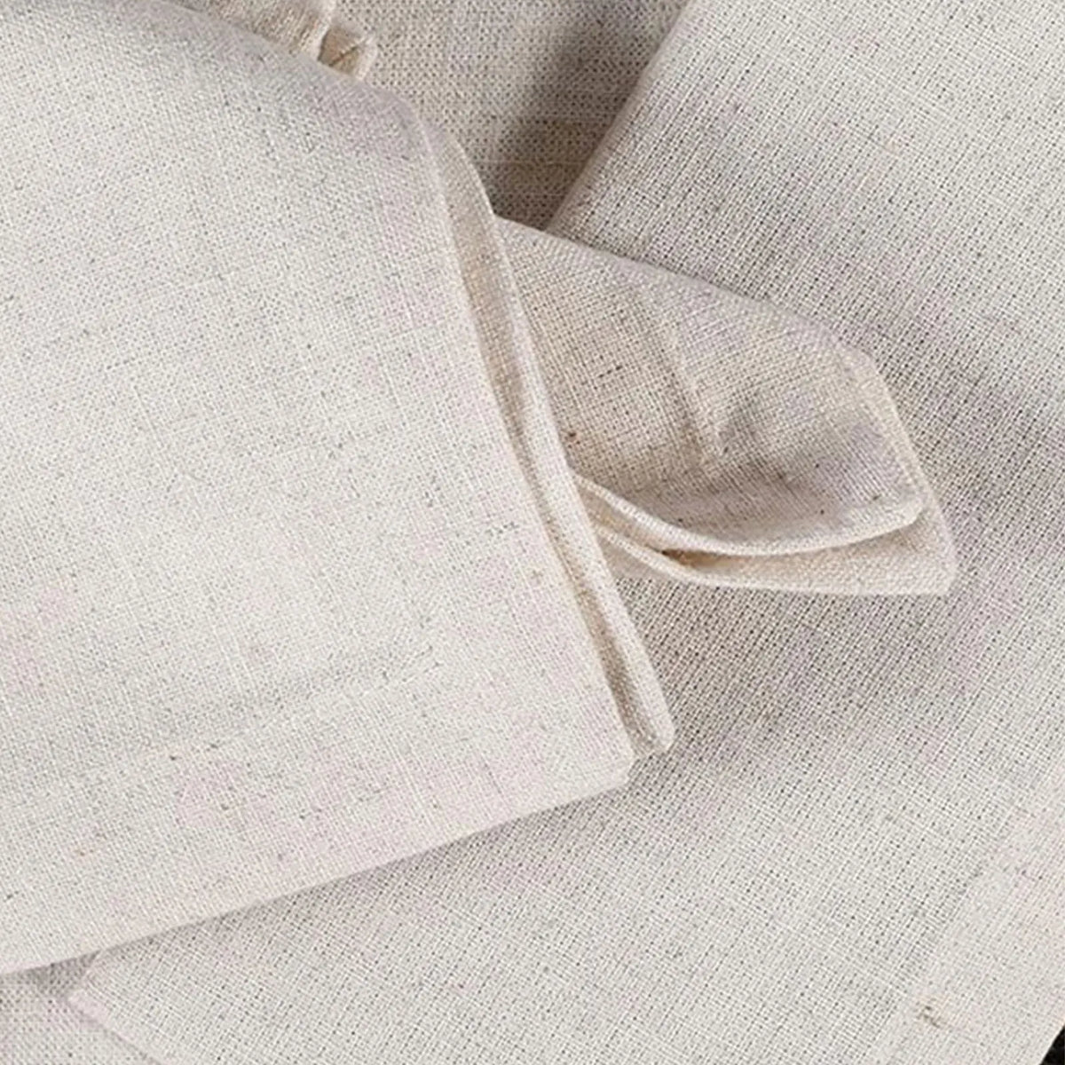Thick reusable pastoral-style napkin 40x40cm - vue 8 sur 8