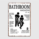 retro metal sign for fun wall decor
