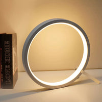 Round USB LED lamp with continuous dimming