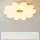 Creative petal chandelier for a warm and soothing atmosphere