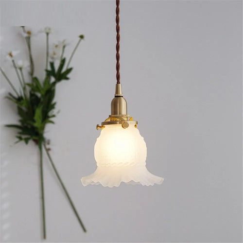 Nordic retro glass chandelier for interior decoration - vue 2 sur 8