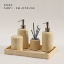 luxury disinfectant bottle and bathroom accessories