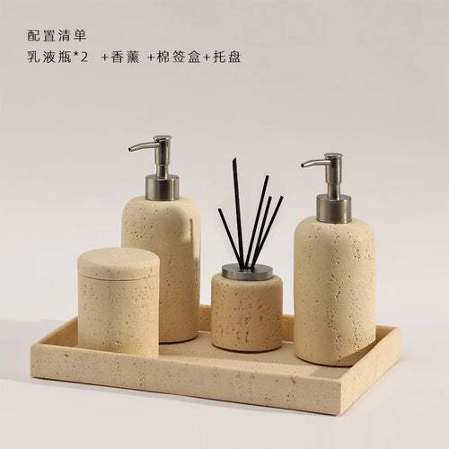 luxury disinfectant bottle and bathroom accessories - vue 15 sur 19