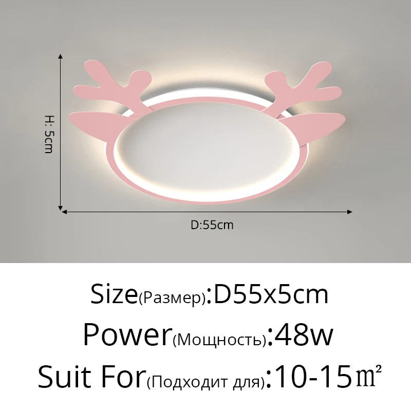 Modern LED ceiling light for decorative indoor lighting