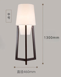Japanese fabric floor lamp retro design for modern interiors