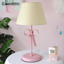 lampe de bureau moderne à nœud papillon pour chambre décorative