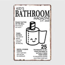 retro metal sign for fun wall decor