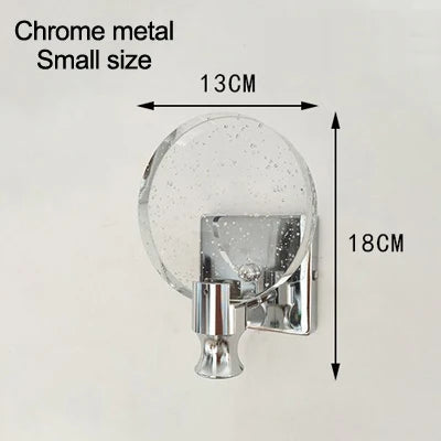 Luxury crystal wall light for elegant interiors