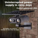 Outdoor solar lights with motion sensor and dummy camera