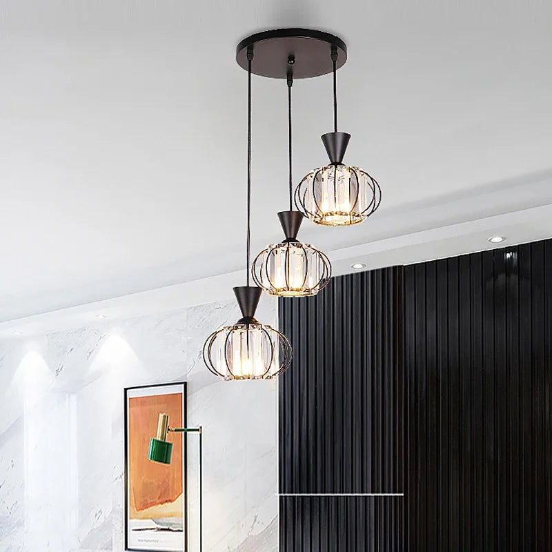 Creative modern three-head pendant light for any space