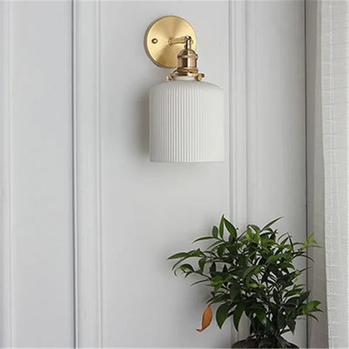 Modern nordic LED ceramic vintage wall light - vue 14 sur 15