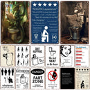 retro metal sign for fun wall decor