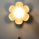 Flower wall light for modern princess bedroom