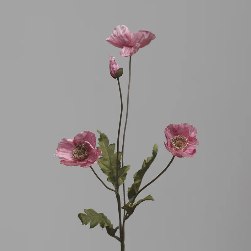 Artificial poppy flower for party and garden decoration - vue 9 sur 18