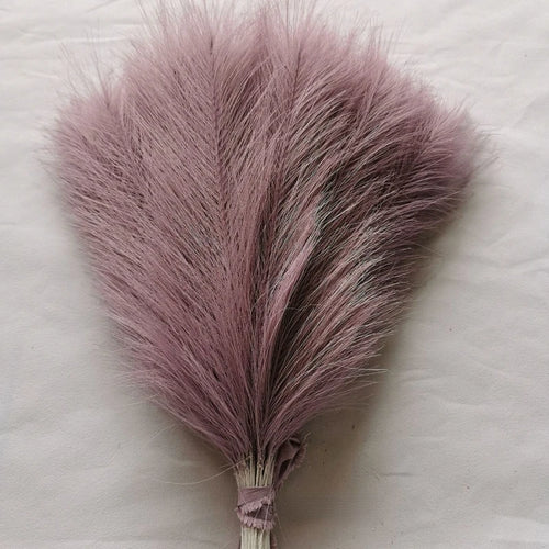 Set of 10 artificial pampas grass bouquets for interior decoration - vue 10 sur 17