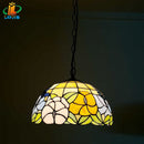 Rustic butterfly and flower chandelier tiffany style for restaurant