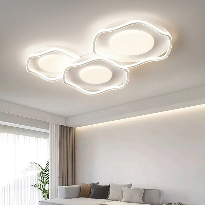 Modern LED star ceiling light for elegant interior decor