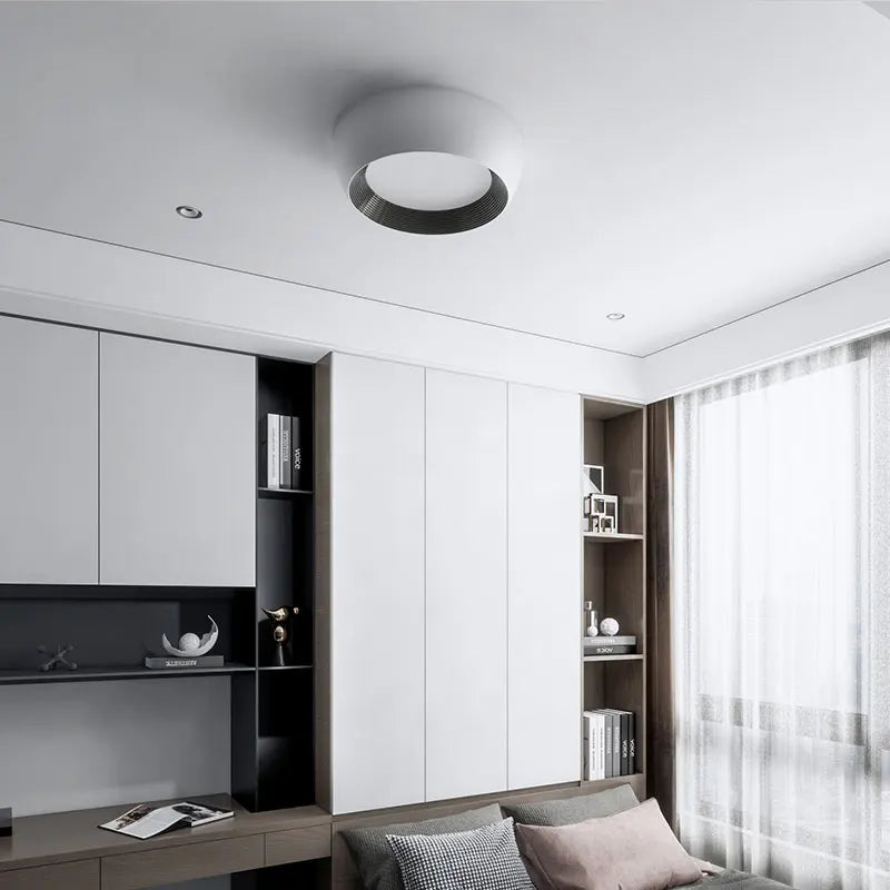 Italian minimalist vortex pattern modern ceiling light - vue 4 sur 10