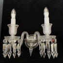 Crystal wall light for indoor and wedding lighting