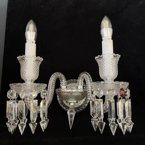 Crystal wall light for indoor and wedding lighting - vue 4 sur 10