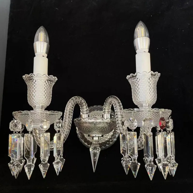 Crystal wall light for indoor and wedding lighting - vue 3 sur 10