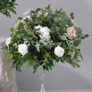 Artificial flower ball white rose arrangement wedding decoration