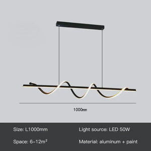 suspension LED rotative avec télécommande pour décoration intérieure