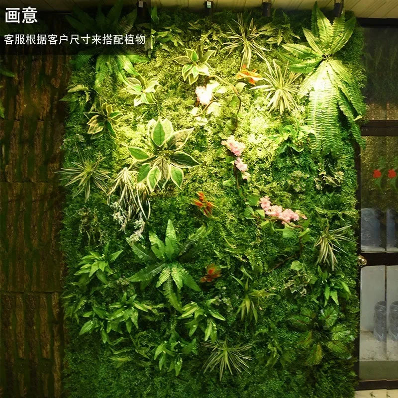 Floral botanical wall decoration for a natural interior